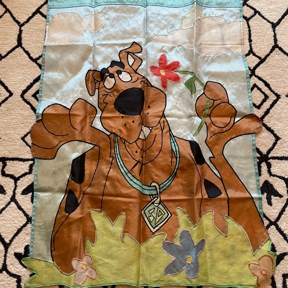 scooby doo Other - Vintage Scooby Doo Outdoor Flag Flowers and Sky